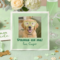 Drankjes Zijn Op Mij Schattige Leuke Hond Foto Mod