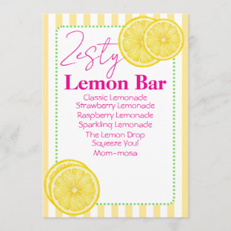 Drankkaart bord menu
