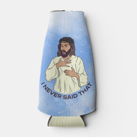 Drankkoeler Ik Heb Dat Nooit Gezegd Grappige Humor Flesjeskoeler (Voorkant)