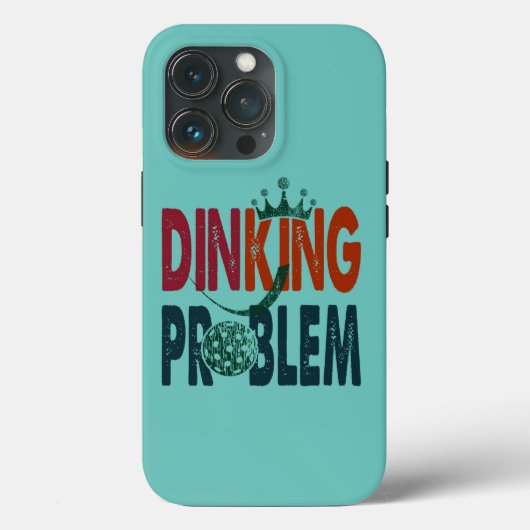 Drankprobleem Pickleball - Court-Side Humor Case-Mate iPhone Case (Achterkant)