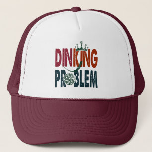 Drankprobleem Pickleball - Court-Side Humor Trucker Pet