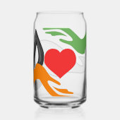 Drankservies Set Blikvorm Glas (Achterkant)