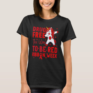 Drankvrij, dat is de manier om te zijn Red Ribbon  T-shirt