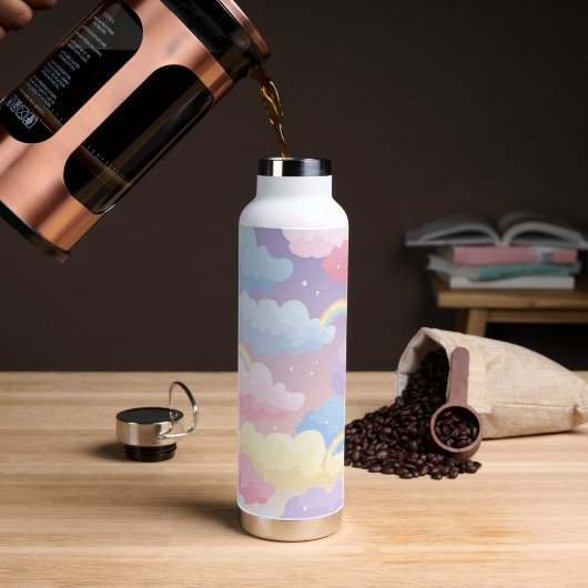 Drankwarenfles waterfles (Koffie (Gedraaid) )