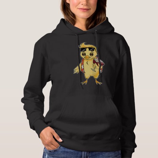 Drankwijn Drink kip Hoodie (Voorkant)