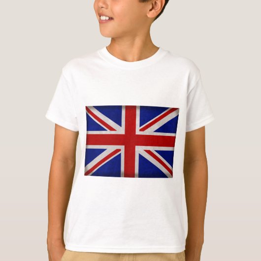 Drapeau Anglais d'Angleterre texturé T-shirt (Voorkant)
