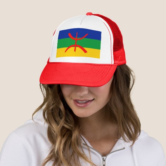 drapeau berbere trucker pet (In situ)