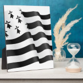 Drapeau breton (Bretonse vlag) Fotoplaat (Zijkant)