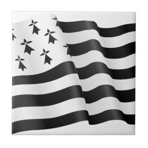 Drapeau breton (Bretonse vlag) Tegeltje