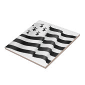 Drapeau breton (Bretonse vlag) Tegeltje (Zijkant)