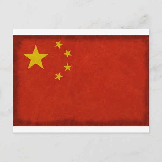 Drapeau Chinois Briefkaart (Voorkant)