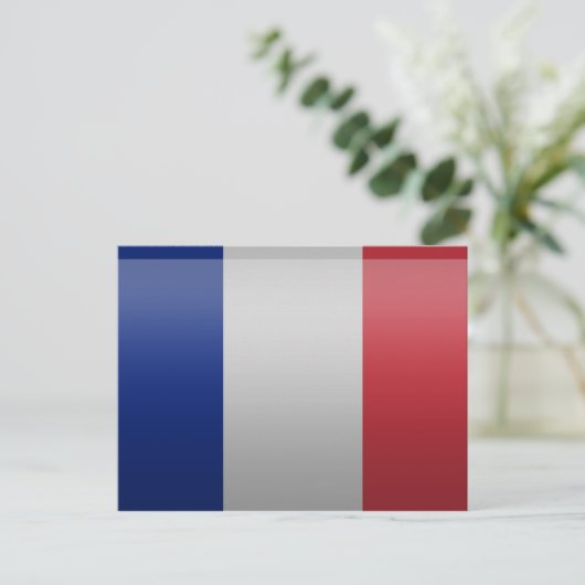 Drapeau de la France Briefkaart (Staand voorkant)