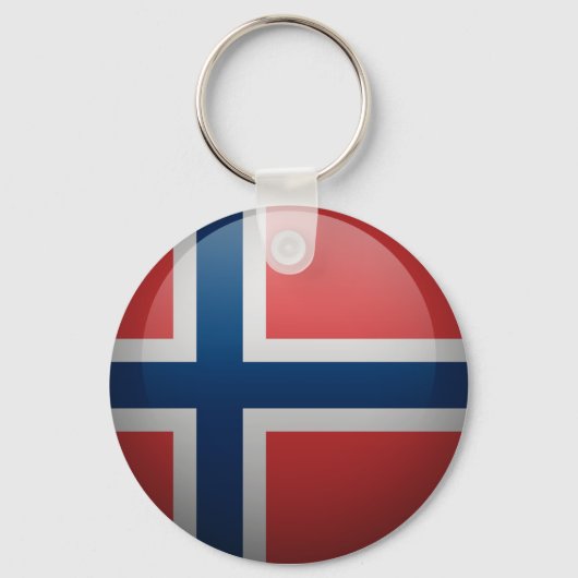 Drapeau de la Norvège Sleutelhanger (Voorkant)