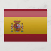 Drapeau de l'Espagne. Briefkaart (Voorkant)
