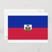 Drapeau d'Haïti - Vlag van Haïti Briefkaart (Voorkant / Achterkant)