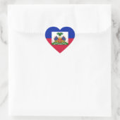 Drapeau d'Haïti - Vlag van Haïti Hart Sticker (Tas)