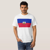 Drapeau d'Haïti - vlag van Haïti T-shirt (Voorkant volledig)