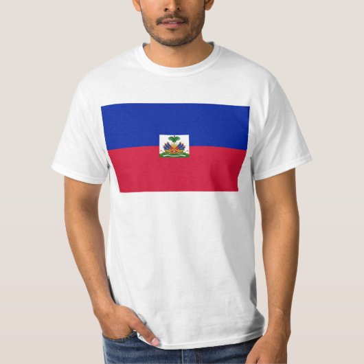 Drapeau d'Haïti - vlag van Haïti T-shirt (Voorkant)
