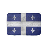 Drapeau du Québec style grunge érodé Badmat (Voorkant)