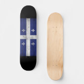 Drapeau du Québec style grunge érodé Persoonlijk Skateboard (Voorkant)