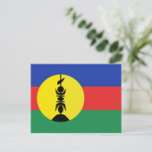 Drapeau Nouvelle-Calédonie - Vlag Nieuw-Caledonië Briefkaart (Staand voorkant)