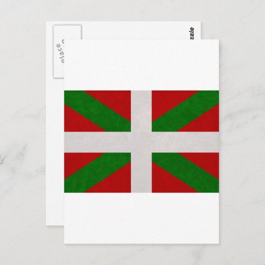 Drapeau Pays Basque Euskadi Briefkaart (Voorkant / Achterkant)