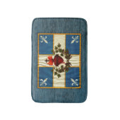 Drapeau Québec antiek Carillon Sacré-Coeur Badmat (Voorkant Verticaal)