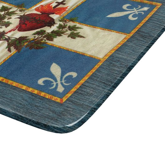 Drapeau Québec antiek Carillon Sacré-Coeur Snijplank (Hoek)