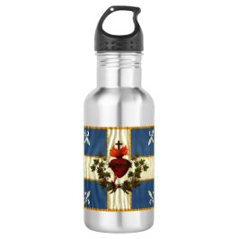 Drapeau Québec antiek Carillon Sacré-Coeur Waterfles