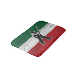 Drapeau Québec et Patriote Henri Julien érodé Badmat