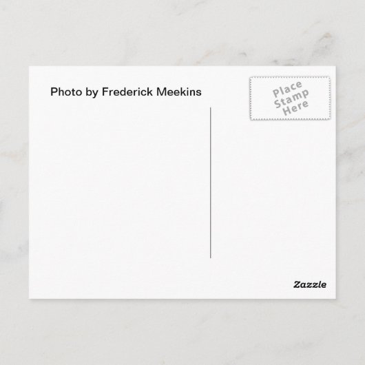 Draped Cross Briefkaart (Achterkant)