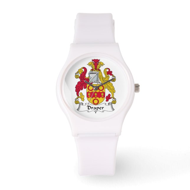 Draper Family Crest Horloge (Voorkant)