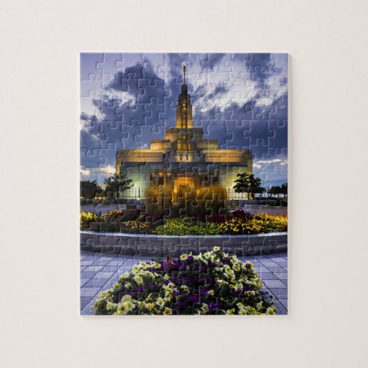 Draper Mormon Lds Temple - Utah Legpuzzel (Verticaal)