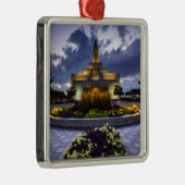Draper Mormon Lds Temple - Utah Metalen Ornament (Rechts)