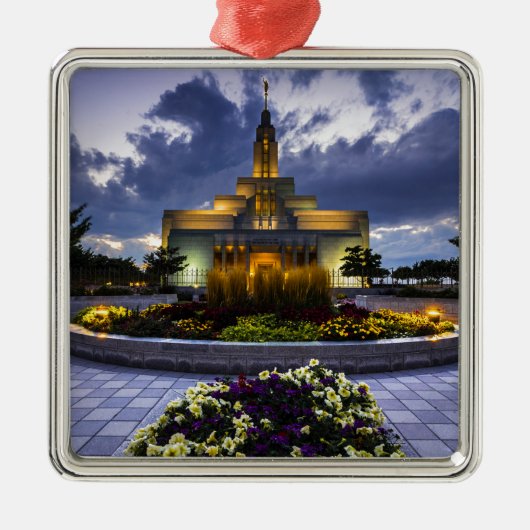 Draper Mormon Lds Temple - Utah Metalen Ornament (Voorkant)