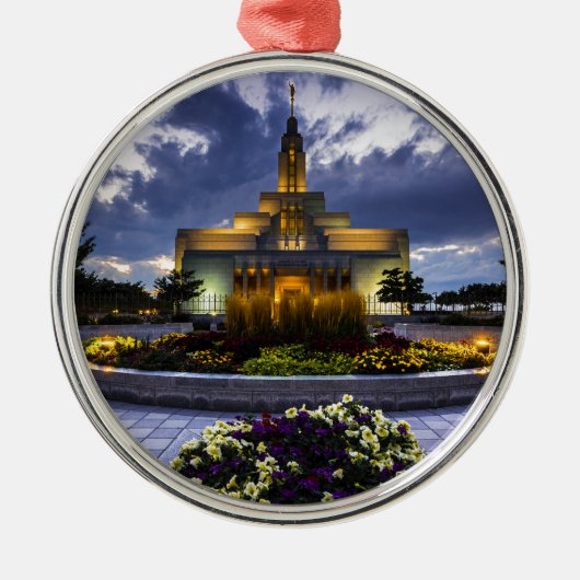 Draper Mormon Lds Temple - Utah Metalen Ornament (Voorkant)