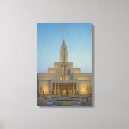 Draper Utah Tempel Schildering™ LDS Muurkunst Canv Canvas Afdruk
