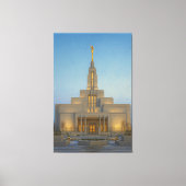 Draper Utah Temple Painting™ LDS Muurschildering C Canvas Afdruk (Voorkant)