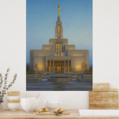 Draper Utah Temple Painting™ LDS Wall Art Poster (Keuken)