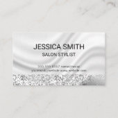 Draperige achtergrond visitekaartje (Voorkant)