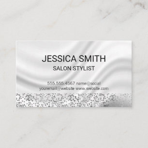 Draperige achtergrond visitekaartje