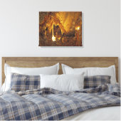 Drapery Kamer, Mammoth Cave National Park, Canvas Afdruk (Insitu (Slaapkamer))