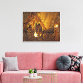 Drapery Kamer, Mammoth Cave National Park, Canvas Afdruk (Insitu (Woonkamer))