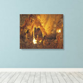 Drapery Kamer, Mammoth Cave National Park, Canvas Afdruk (Insitu (Houten vloer))