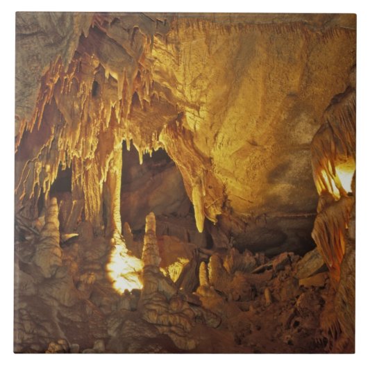 Drapery Room, Mammoth Cave National Park, Tegeltje (Voorkant)