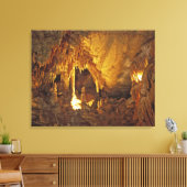 Drapery Room, nationaal park Mammoth Cave, Canvas Afdruk (Insitu (Woonkamer))