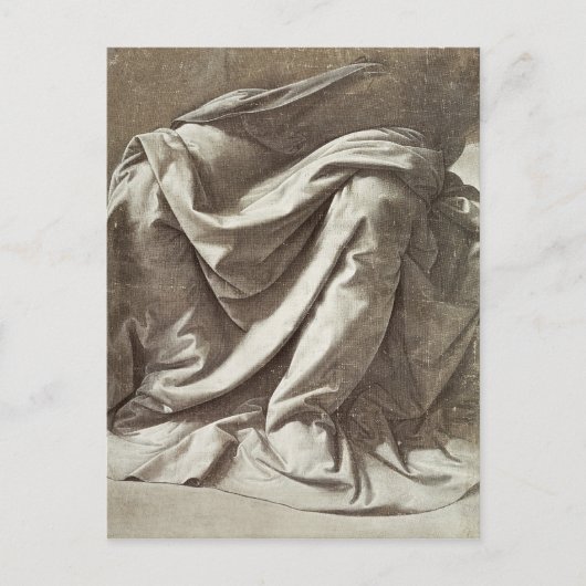 Drapery study for a Seated Figuur, c.1475-80 Briefkaart (Voorkant)