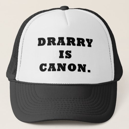 Drarry Fan-fiction Merch Trucker Pet (Voorkant)