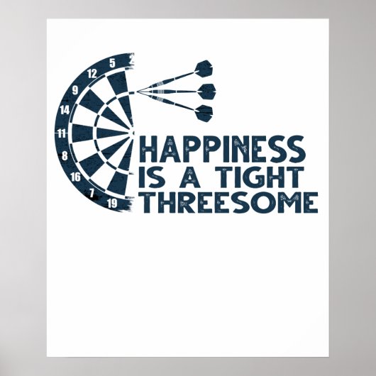 Drats Speler Geluk Is Een Strakke Drieling Grappig Poster (Voorkant)