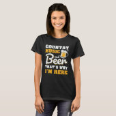 Draught Bottle Or Craft Beer Me Beer Drinking T-shirt (Voorkant volledig)
